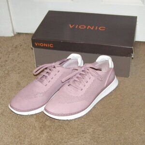 VIONIC size 8.5 Mauve leather sneakers